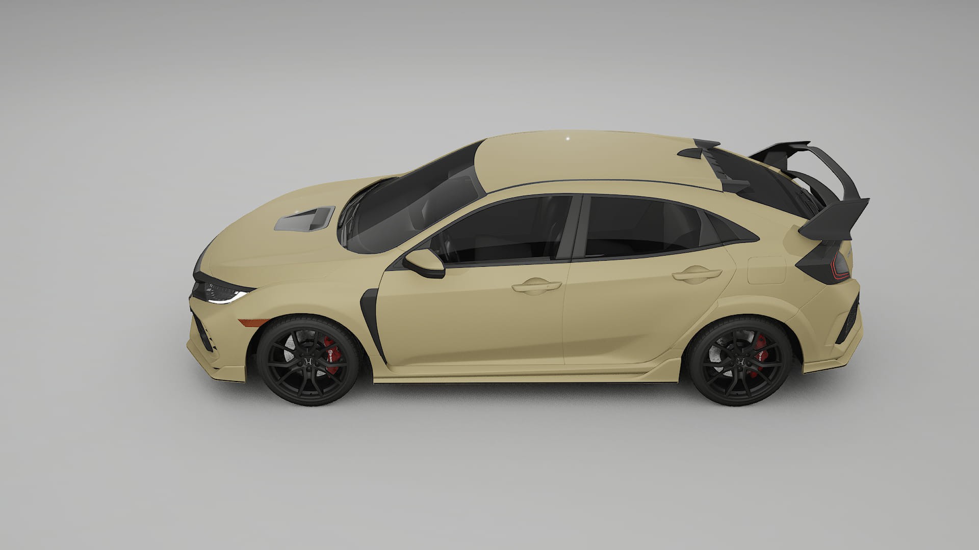 Honda Civic Type R Film de Protecție pentru Vopsea TPU | SAND PPF cu Schimbare de Culoare – Kit Complet Predecupat