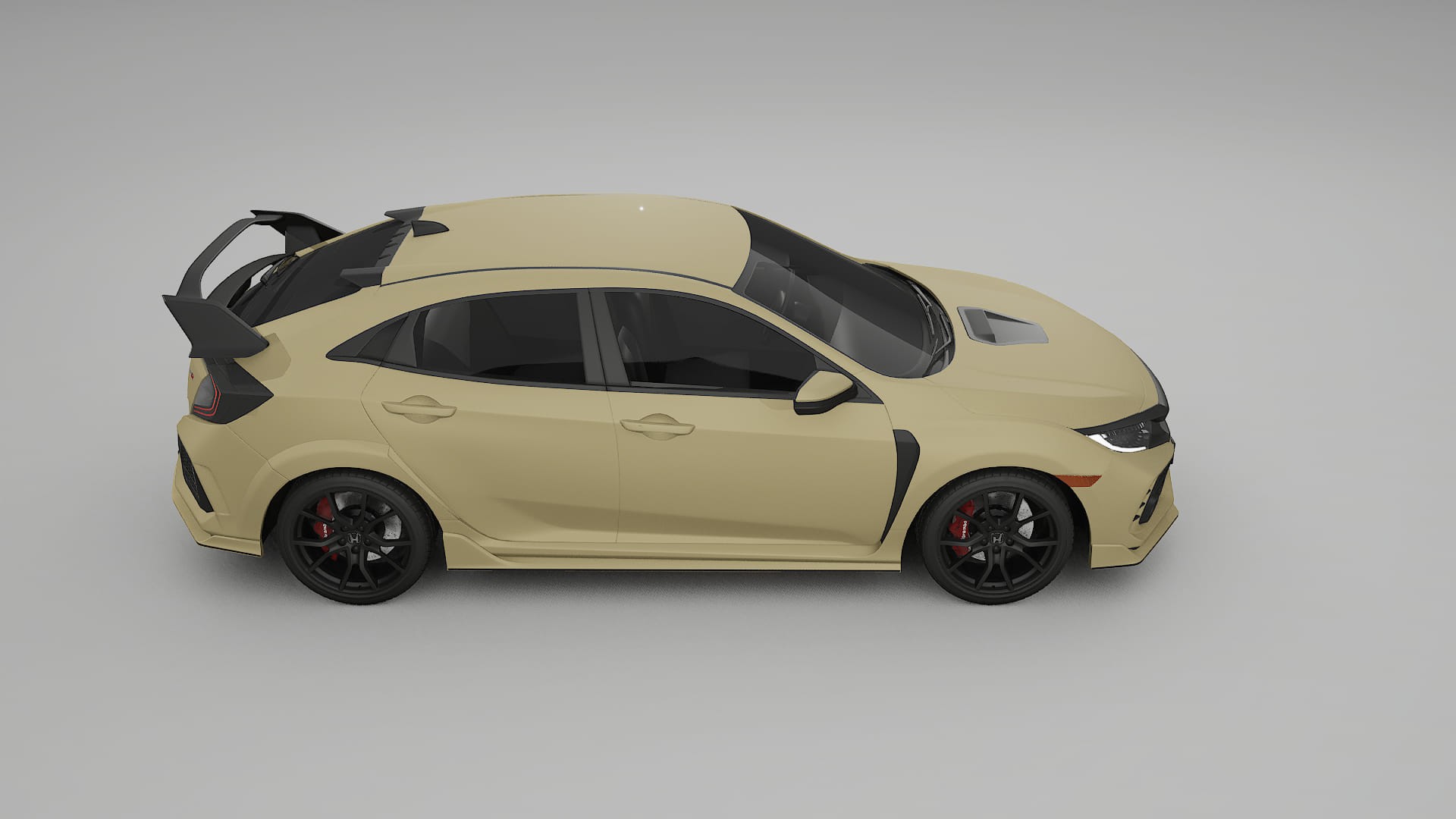 Honda Civic Type R Film de Protecție pentru Vopsea TPU | SAND PPF cu Schimbare de Culoare – Kit Complet Predecupat