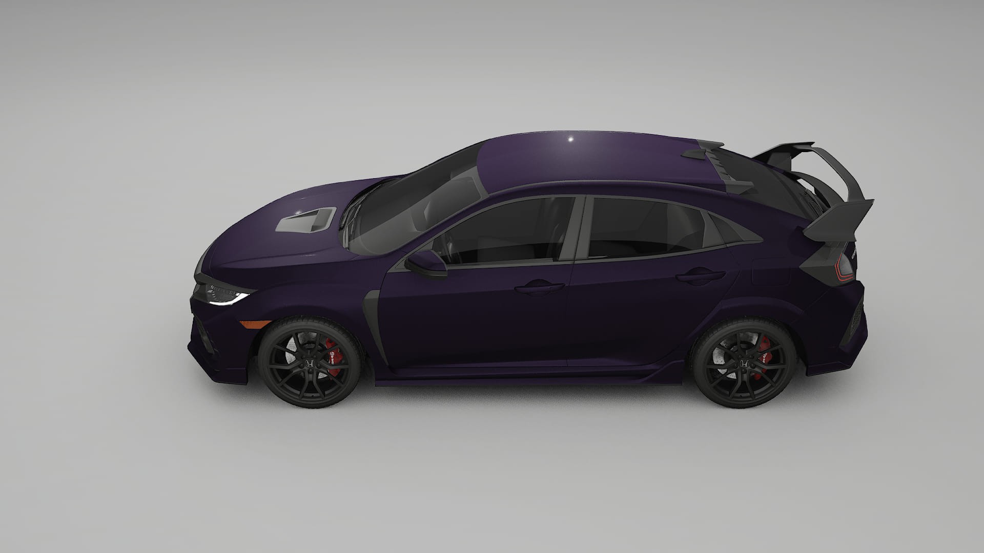 Honda Civic Type R Film de Protecție pentru Vopsea TPU | VIOLET PPF cu Schimbare de Culoare – Kit Complet Predecupat