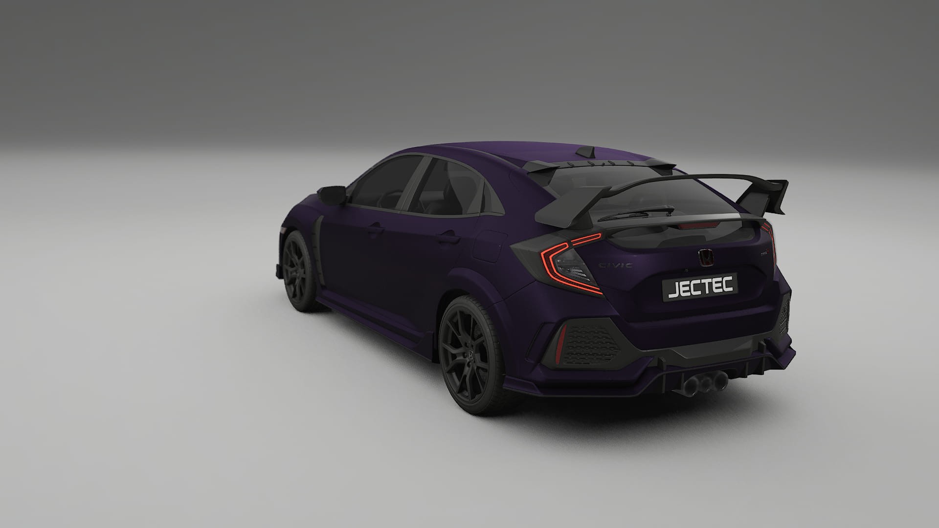 Honda Civic Type R Film de Protecție pentru Vopsea TPU | VIOLET PPF cu Schimbare de Culoare – Kit Complet Predecupat