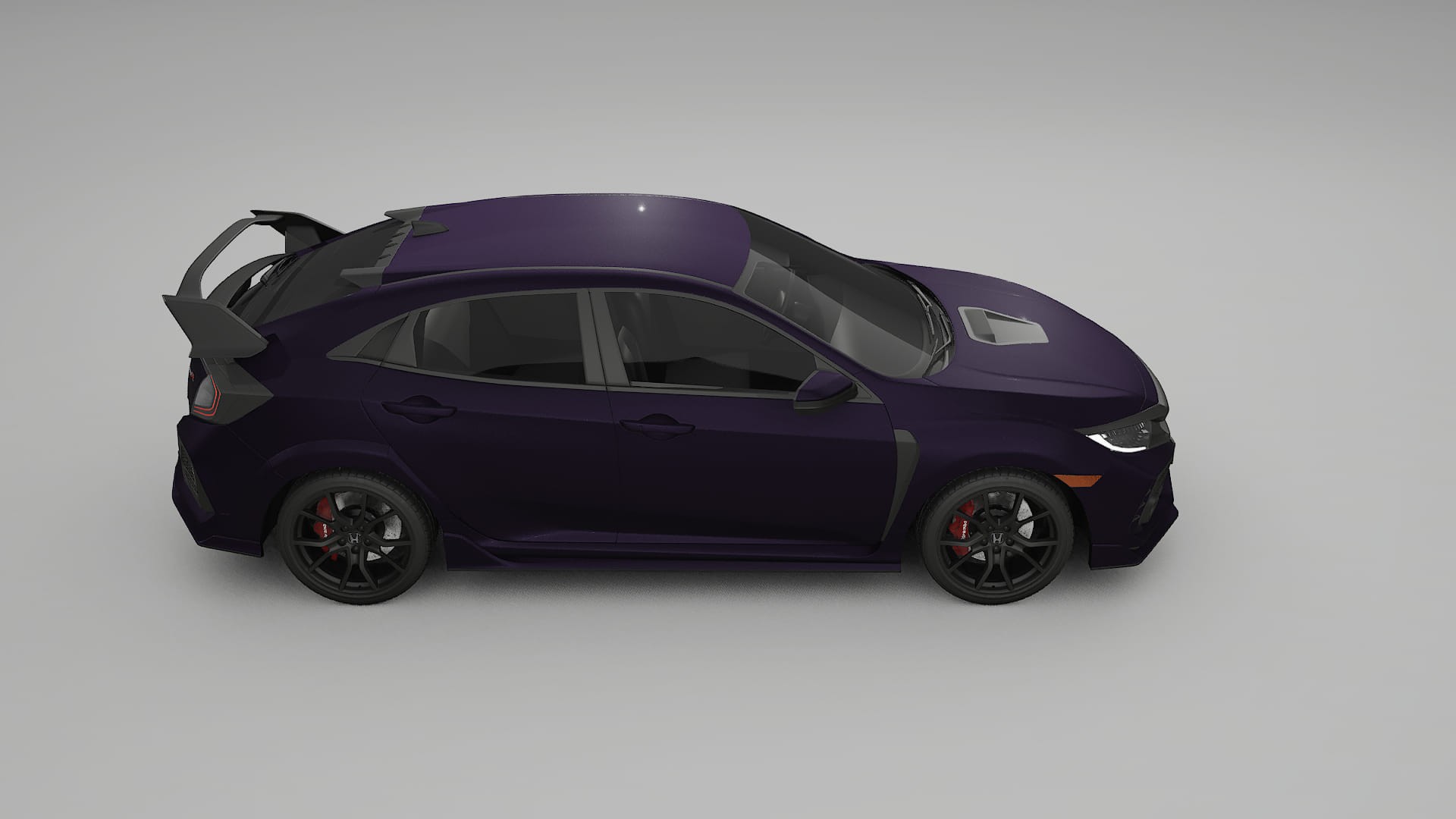 Honda Civic Type R Film de Protecție pentru Vopsea TPU | VIOLET PPF cu Schimbare de Culoare – Kit Complet Predecupat