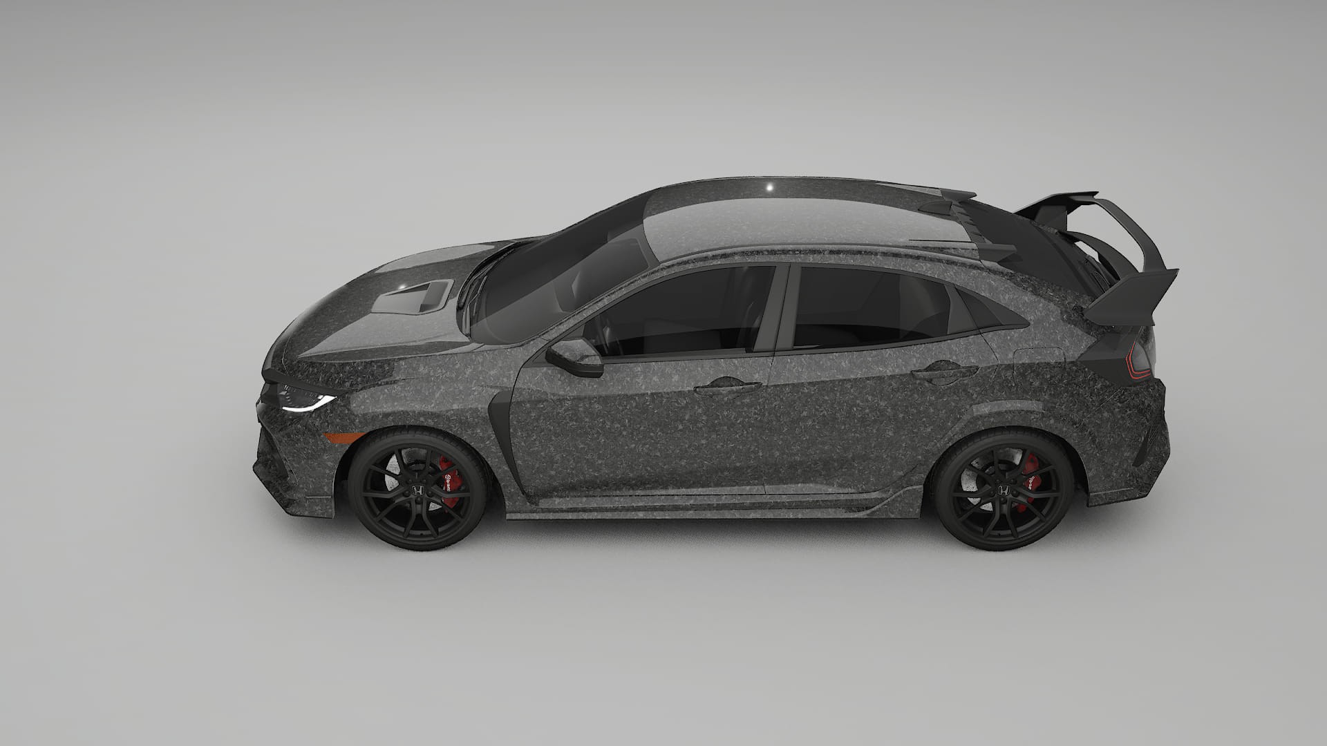 Honda Civic Type R Film de Protecție pentru Vopsea TPU | FORGED S PPF cu Schimbare de Culoare – Kit Complet Predecupat