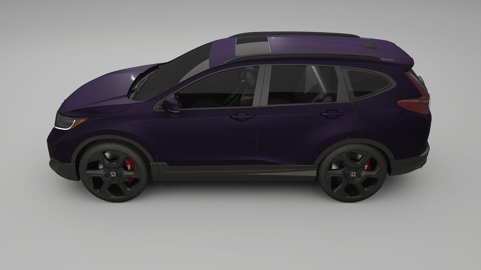 Honda CR V Touring prefacelift pre LCI Film de Protecție pentru Vopsea TPU | VIOLET PPF cu Schimbare de Culoare – Kit Complet
