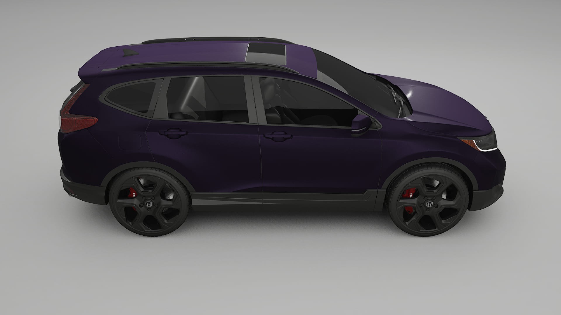 Honda CR V Touring prefacelift pre LCI Film de Protecție pentru Vopsea TPU | VIOLET PPF cu Schimbare de Culoare – Kit Complet