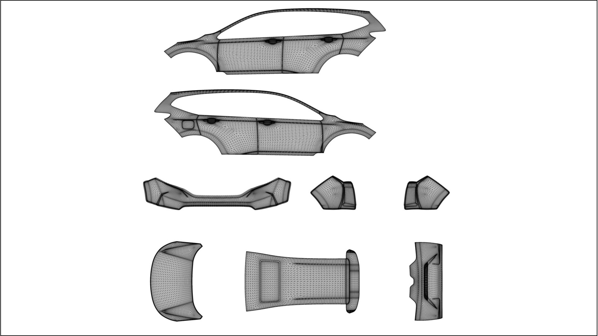Honda CR V Touring prefacelift pre LCI Film de Protecție pentru Vopsea TPU | PEARL PPF cu Schimbare de Culoare – Kit Complet 