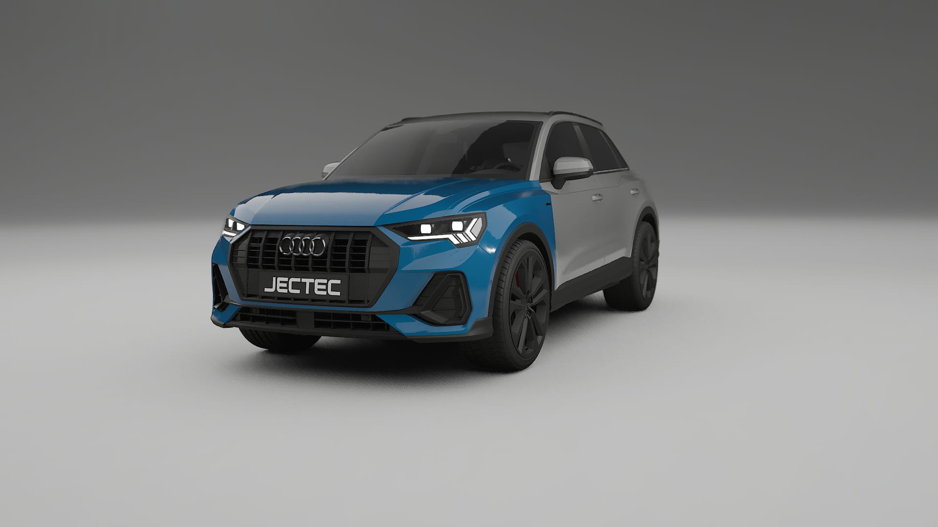 Folie de Protecție a Vopselei Audi Q3 S-Line F3 | CrystalGuard TPU Transparent PPF Kit de Protecție Frontală