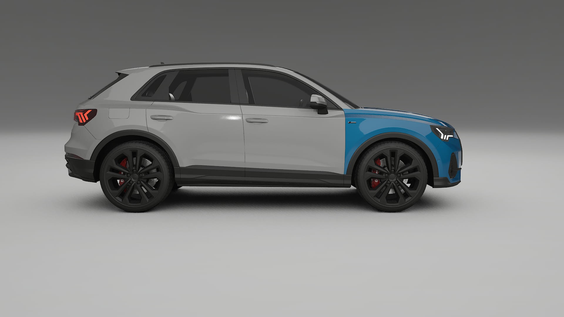 Folie de Protecție a Vopselei Audi Q3 S-Line F3 | CrystalGuard TPU Transparent PPF Kit de Protecție Frontală