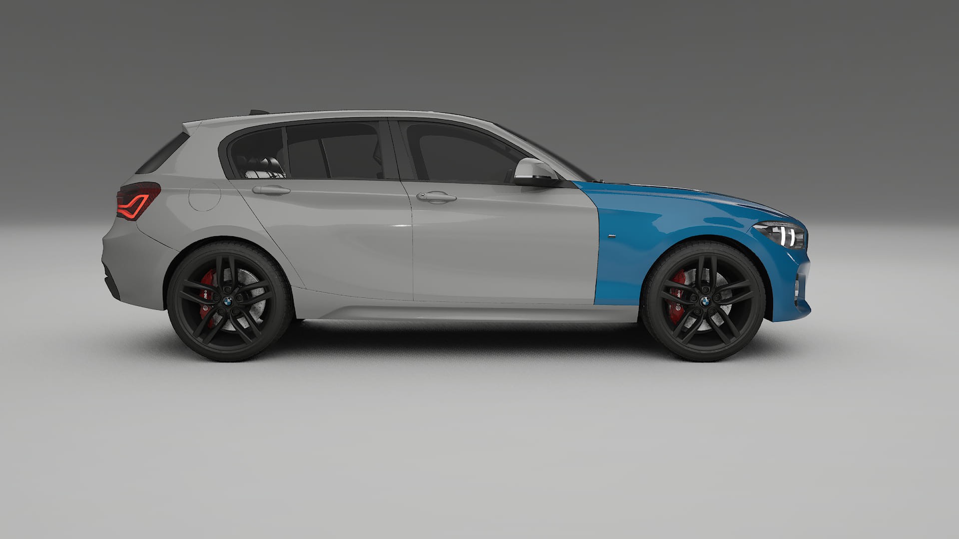 Folie de Protecție a Vopselei BMW 1 F20 facelift LCI | CrystalGuard TPU Transparent PPF Kit de Protecție Frontală