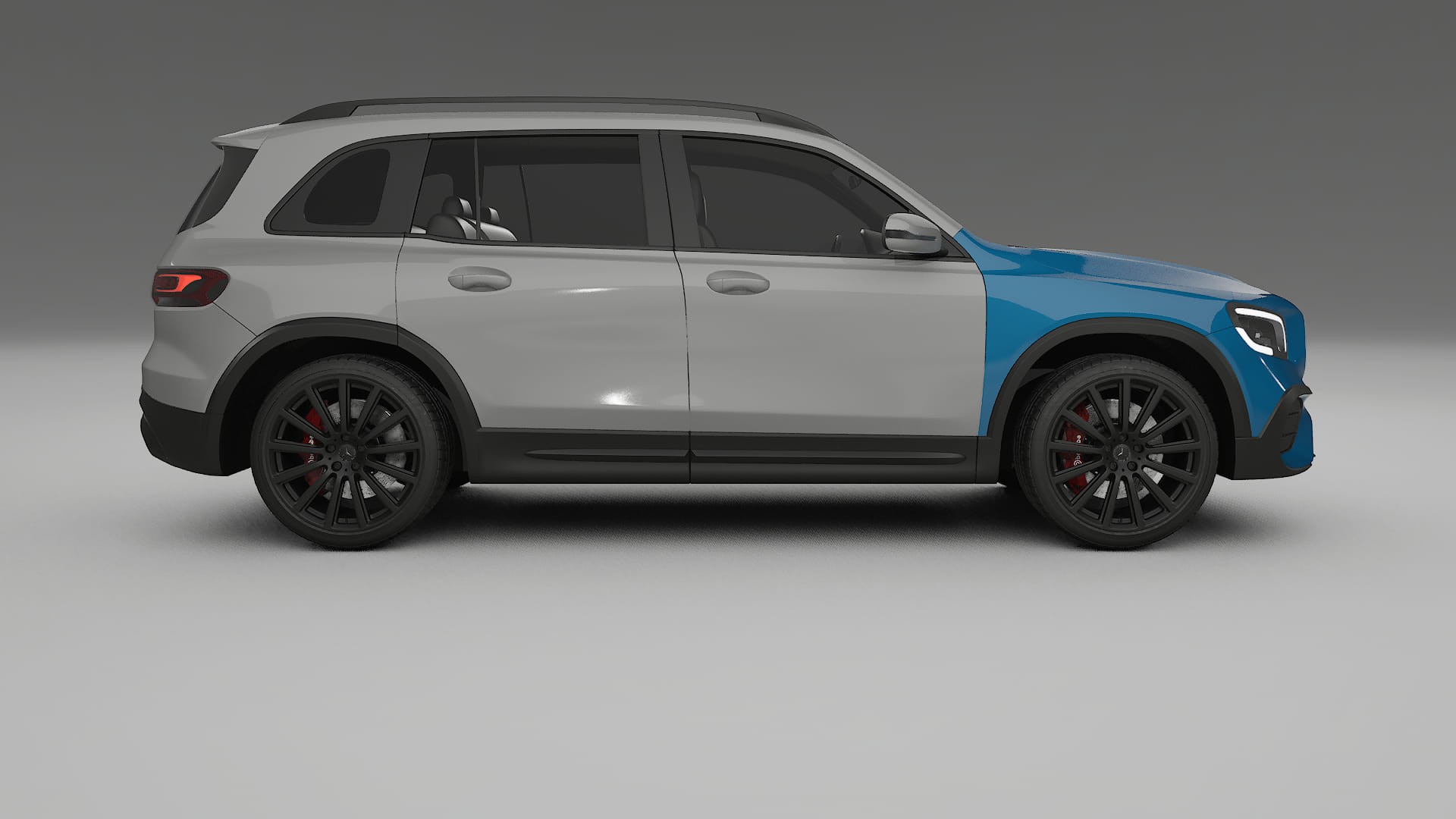 Folie de Protecție a Vopselei Mercedes AMG GLB | CrystalGuard TPU Transparent PPF Kit de Protecție Frontală