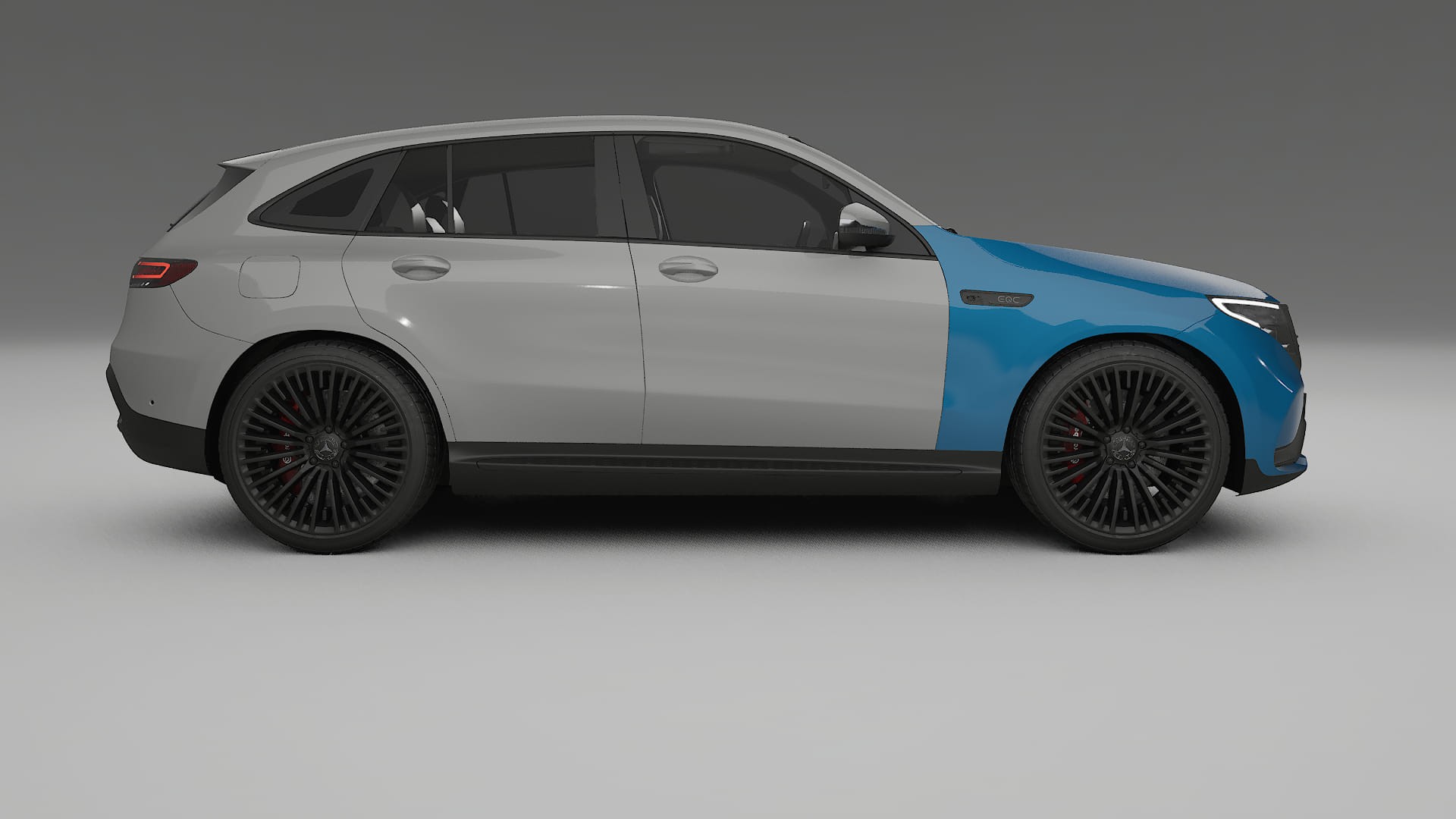 Folie de Protecție a Vopselei Mercedes EQC AMG | CrystalGuard TPU Transparent PPF Kit de Protecție Frontală 2