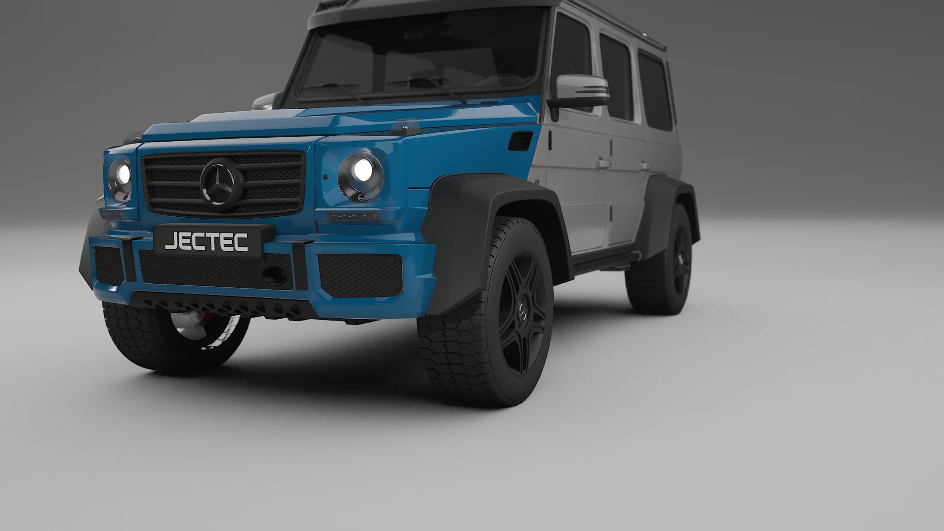 Folie de Protecție a Vopselei Mercedes G-class 4x4 W463 | CrystalGuard TPU Transparent PPF Kit de Protecție Frontală