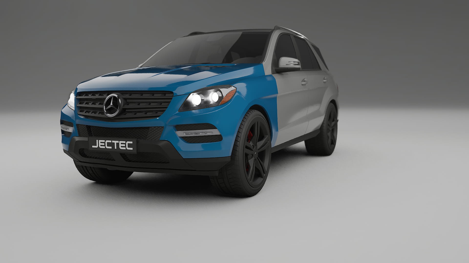 Folie de Protecție a Vopselei Mercedes M-class W166 | CrystalGuard TPU Transparent PPF Kit de Protecție Frontală