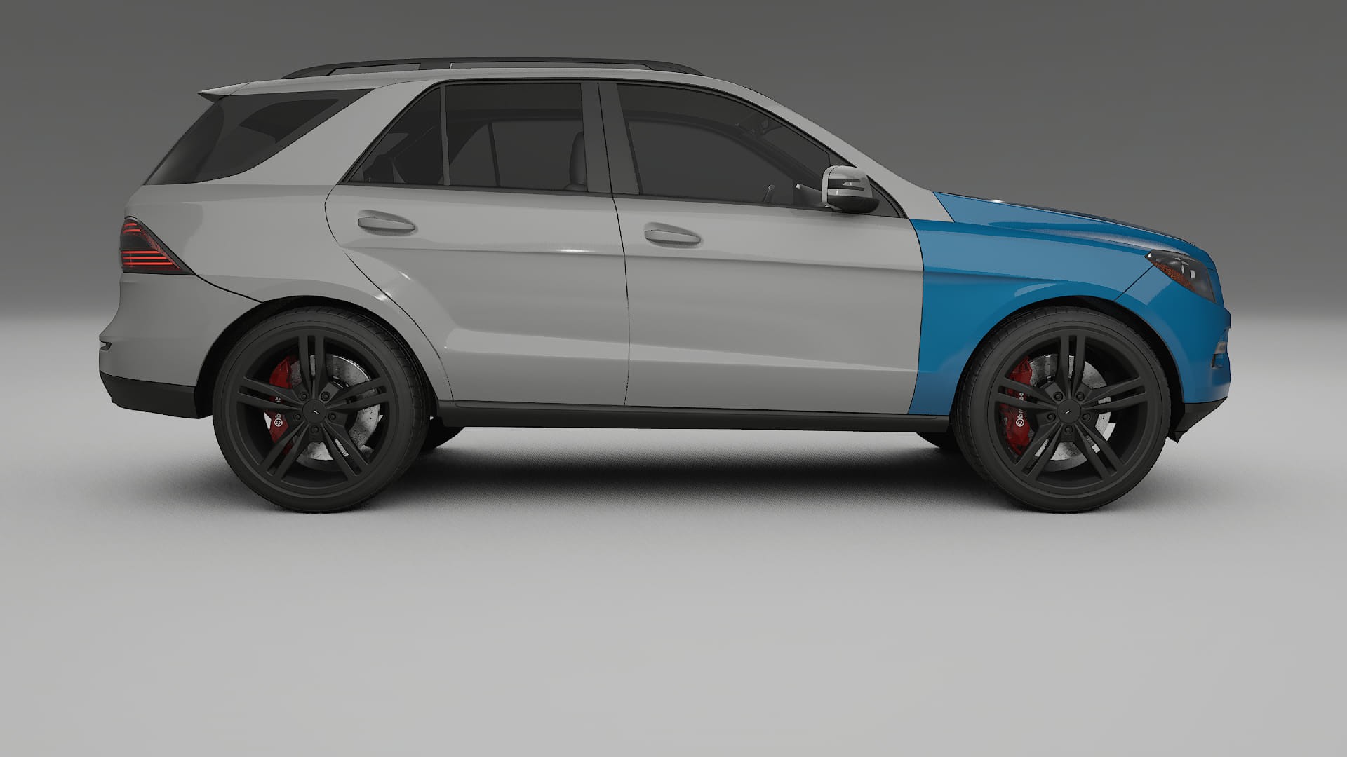 Folie de Protecție a Vopselei Mercedes M-class W166 | CrystalGuard TPU Transparent PPF Kit de Protecție Frontală