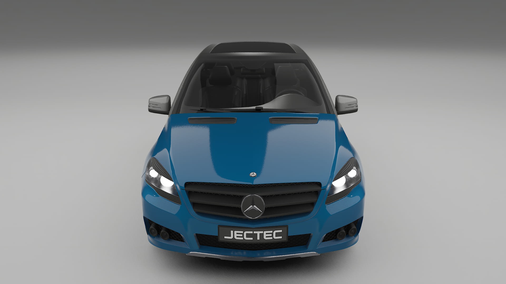 Folie de Protecție a Vopselei Mercedes R-class W251 facelift LCI | CrystalGuard TPU Transparent PPF Kit de Protecție Frontală