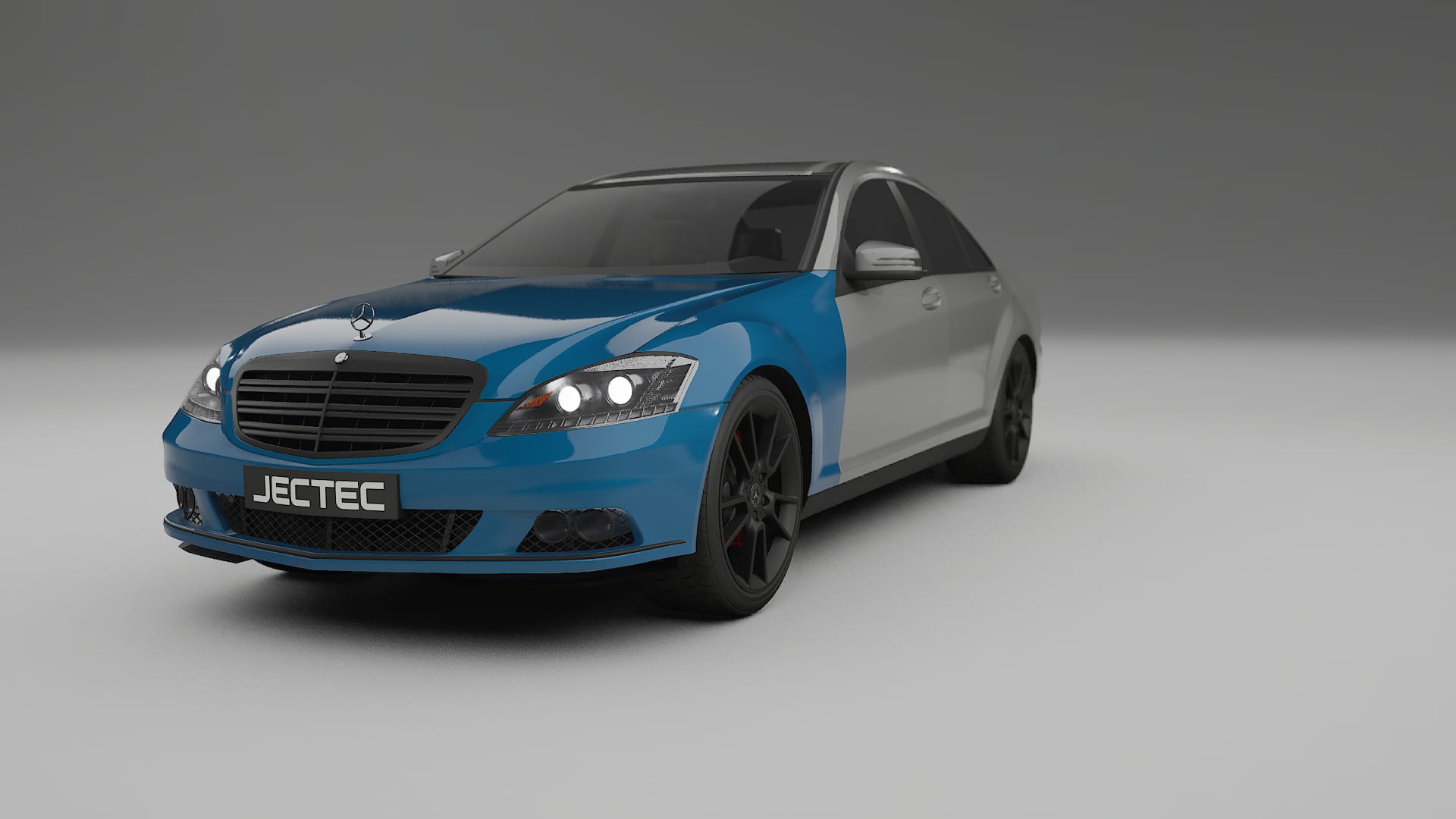 Folie de Protecție a Vopselei Mercedes S-class W221 facelift LCI | CrystalGuard TPU Transparent PPF Kit de Protecție Frontală