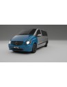 Folie de Protecție a Vopselei Mercedes Vito Short W639 facelift LCI | CrystalGuard TPU Transparent PPF Kit de Protecție Fronta