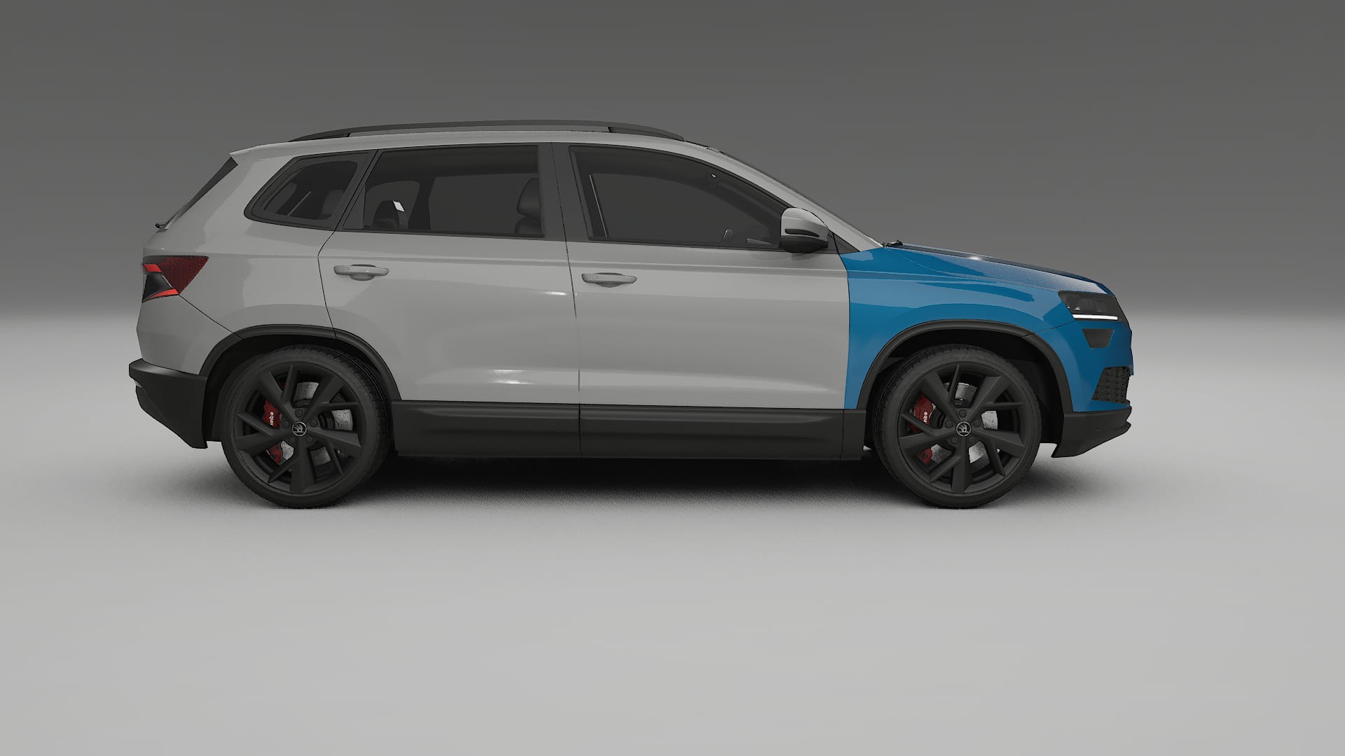 Folie de Protecție a Vopselei Škoda Karoq NU7 | CrystalGuard TPU Transparent PPF Kit de Protecție Frontală 2